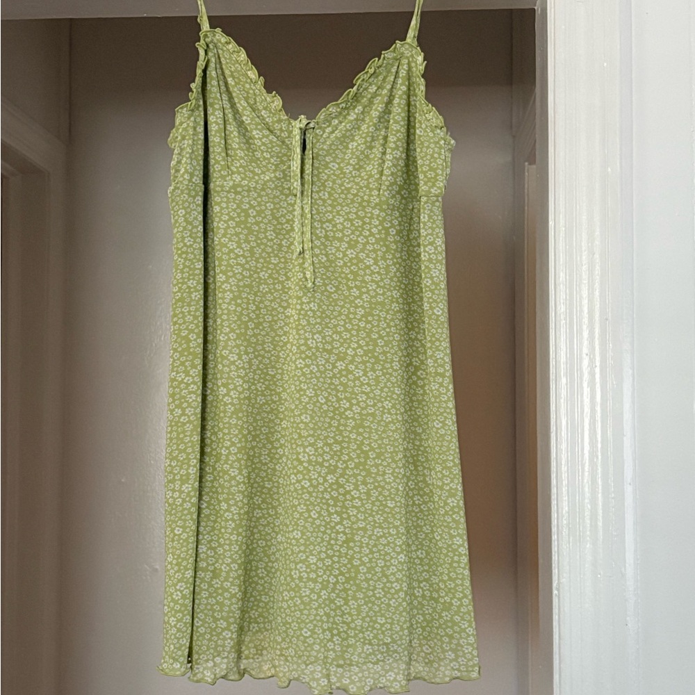 Green Mini Dress💚🍀